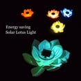 thumbnail image 2 of Floating Pool Lights Solar Power LED Lotu Flower Lights Waterproof Multipcolor Color Changing Floating Lamp Color Changing Garden Pool Pond Light[White], 2 of 8
