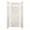 Biscotti Marble Subway Tile, variant on Transolid Swkx36368412 Saramar 36" W X 36" D X 96" H Six Panel Shower Wall Kit - Grey