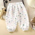 thumbnail image 2 of larppty Toddler Girls Long Harem Pants Baby Baggy Trousers Bloomers, 2 of 4