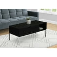 thumbnail image 2 of Monarch Specialties - Coffee Table, 42" L, Rectangular, Cocktail, Lift-Top, Black Laminate, Black Metal, Contemporary, Modern, 2 of 3