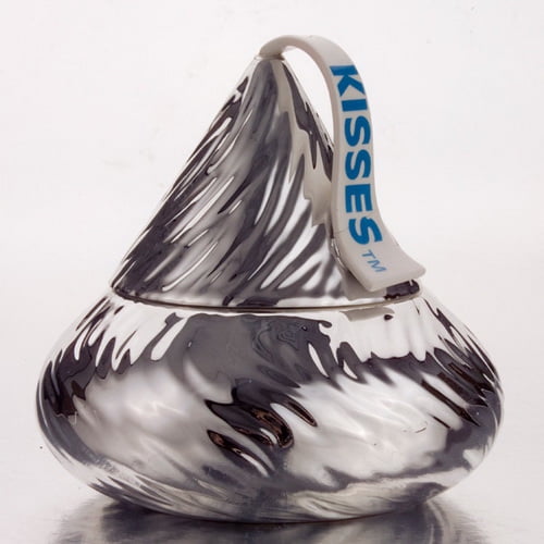 Godinger 64831 Silver Hershey Kisses Candy Jar