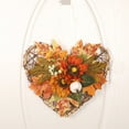 thumbnail image 2 of Fall Wreath Halloween Wreath Christmas Wreaths,Artificial Sunflower Wreath for All Seasons with Heart-Shaped,for Wedding Party Harvest Decorations, 2 of 7