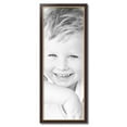 thumbnail image 2 of ArtToFrames 14" x 38" Mahogany and Gold Slope Picture Frame, 14x38 inch Brown MDF Poster Frame (WOM-4447), 2 of 8