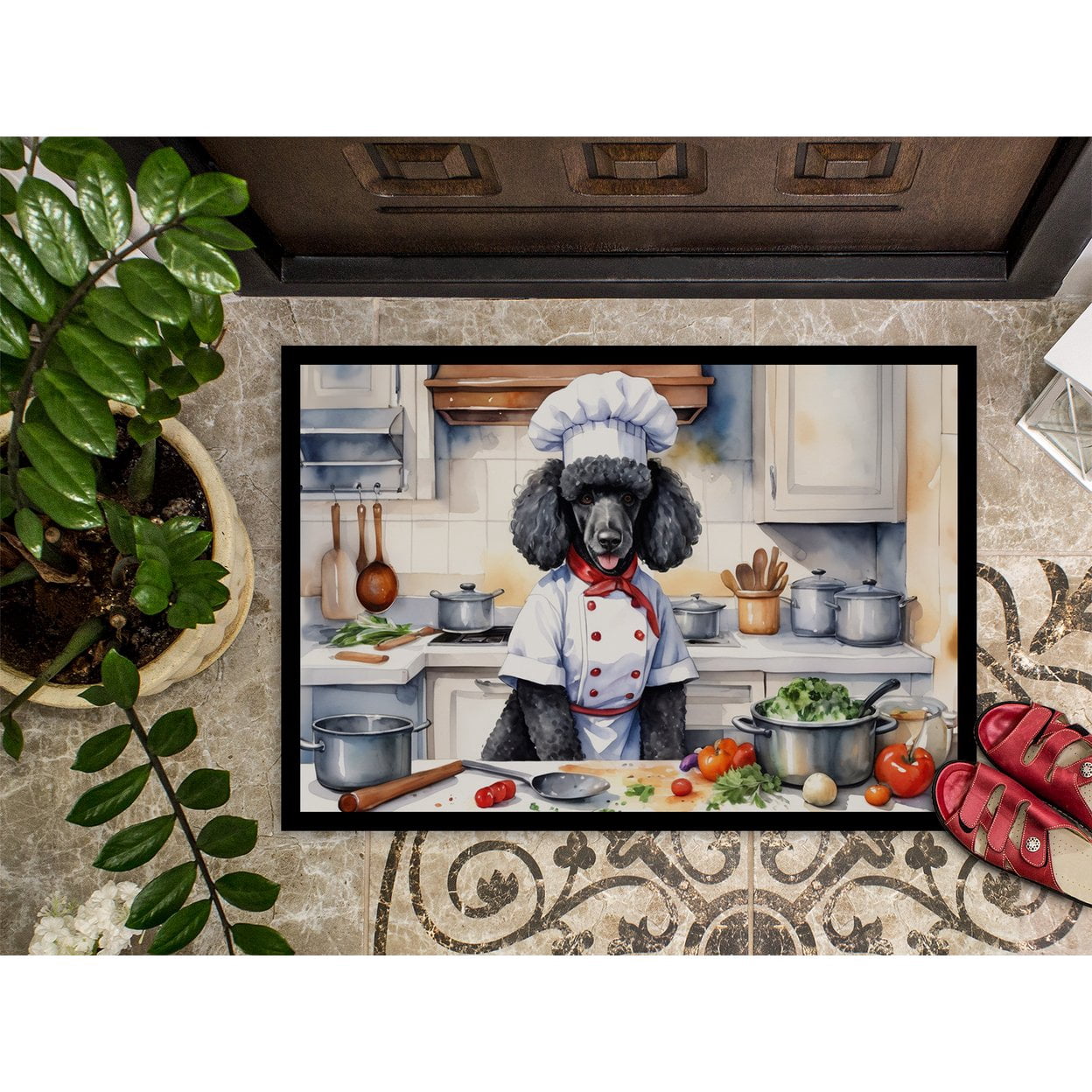 Yorkie Yorkshire Terrier The Chef Doormat