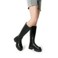 thumbnail image 6 of DREAM PAIRS Knee High Boots, Comfortable Chunky Platform Round-Toe Side Zip Boots for Women, 6 of 7