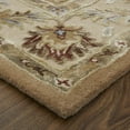 thumbnail image 3 of Feizy Prescott Traditional Floral & Botanical, Tan/Ivory, 5' x 8' Area Rug Sheen Handmade French & Victorian Bordered Floor Rug for Living room Bedroom, 3 of 9