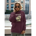 thumbnail image 2 of Modern Davidtechno Style Hoodie Women -Image by Shutterstock, Female XX-Large, 2 of 4