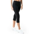 thumbnail image 2 of Athletic Works Women's and Women's Plus Active Dri-Works Capri Leggings, Sizes S-5X, 2 of 7