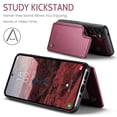 thumbnail image 5 of For Samsung Galaxy A37 A57 Case with Card Holder, Wallet Case for Women Men with RFID Blocking, Durable Leather Kickstand Magnetic Clasp Shockproof Phone Case, 5 of 11