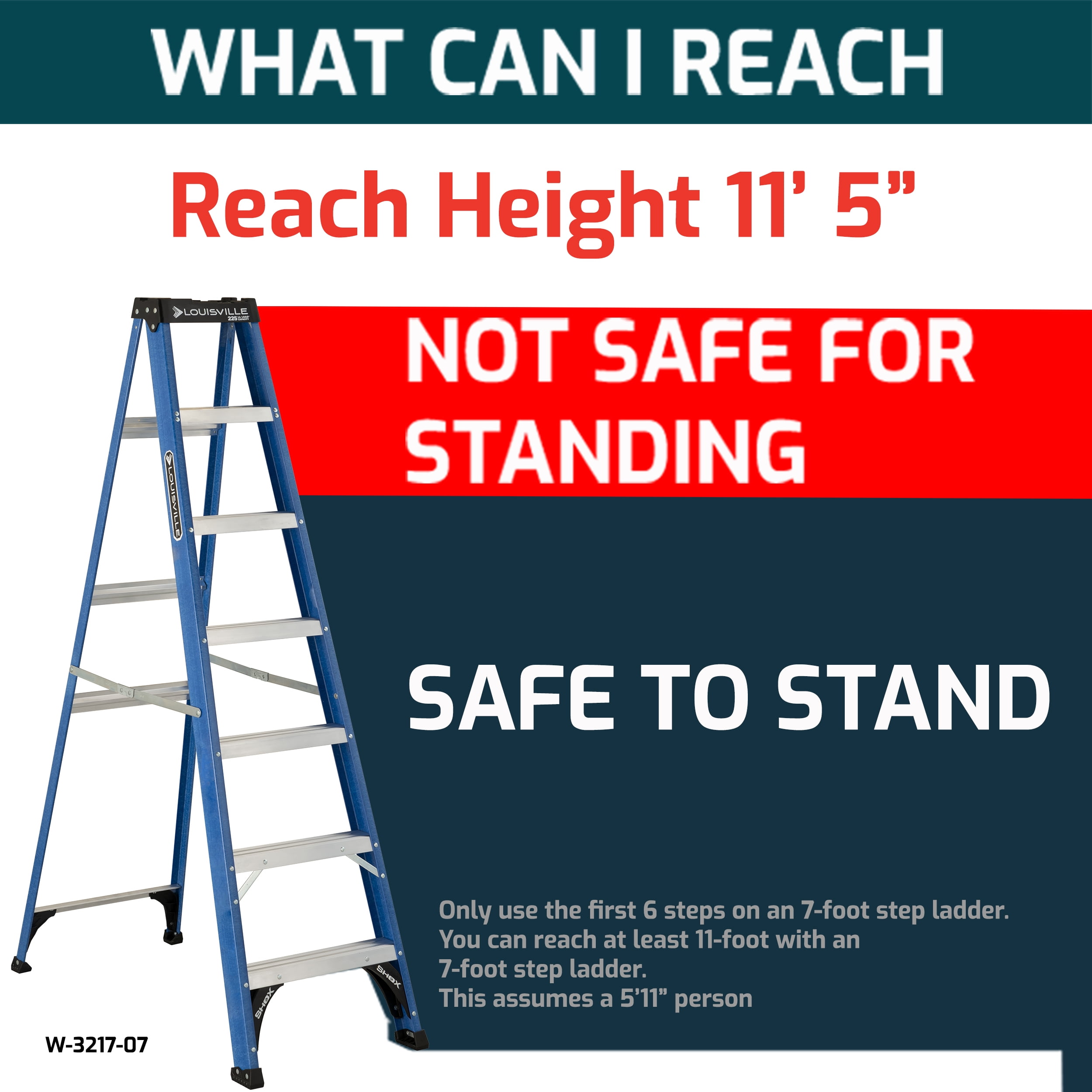 Louisville 7 ft ladder discount