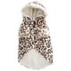 thumbnail image 4 of Abrigo para perro con estampado de leopardo cálido, suave y elegante para otoño e invierno, 4 of 8