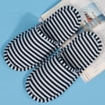 thumbnail image 4 of SPRING PARK Man Women Hotel Travel Stripe Print Non Slip Closed Toe Disposable Slipper Portable, 4 of 8