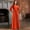 Red, variant on IDALL Wedding Guest Dresses,Prom Dresses Women Summer Casual Party Dress Lantern Sleeve Solid Long Dresses With Belt Maxi Dresses,Formal Dresses,Boho Dresses Green Dress M