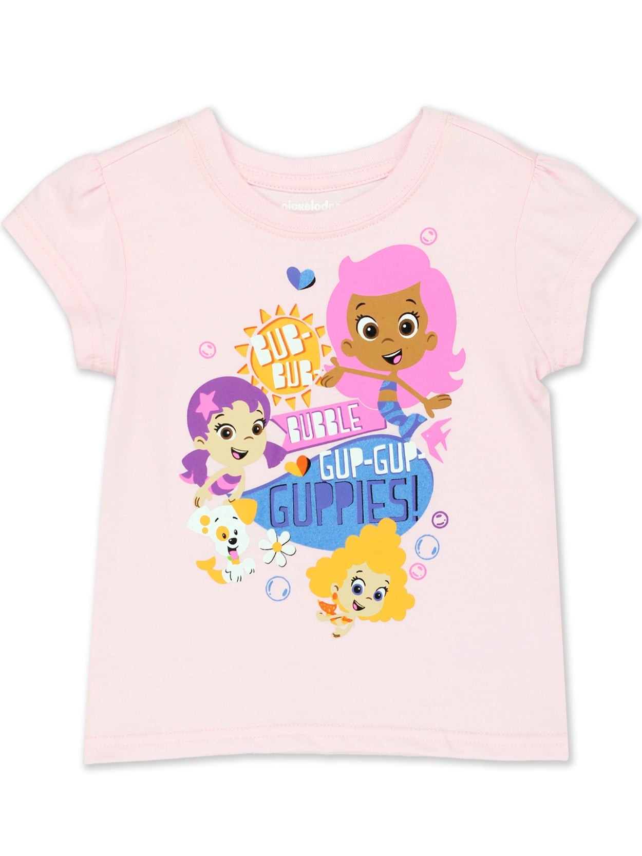 Bubble Guppies Toddler Girl Shirt & Shorts Outfit Set New 4T Molly Bubble Puppy 