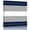 Navy blue gray, variant on Wall Art Prints, Haze Blue Grey Stripe Framed Canvas Prints for Bedroom Living Room Bathroom Office, Modern Art Horizontal Striped Gallery Wrap Wall Art Poster for Gifts Home Decor 24"x24"