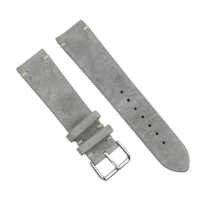Correa de muñeca de repuesto de cuero genuino suave para hombres y mujeres 20mm