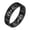 Black, variant on Women's 6mm Hollow Love Ring for Stainless Steel Statement Couples Band Jewelry Gold Size 9