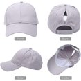thumbnail image 1 of CARBONLIKE Gorra de béisbol para mujer - Gorra de cola de caballo Gorra de béisbol de malla para exteriores Sombreros retro Regalo unisex LingWen 1327533418928, 1 of 1