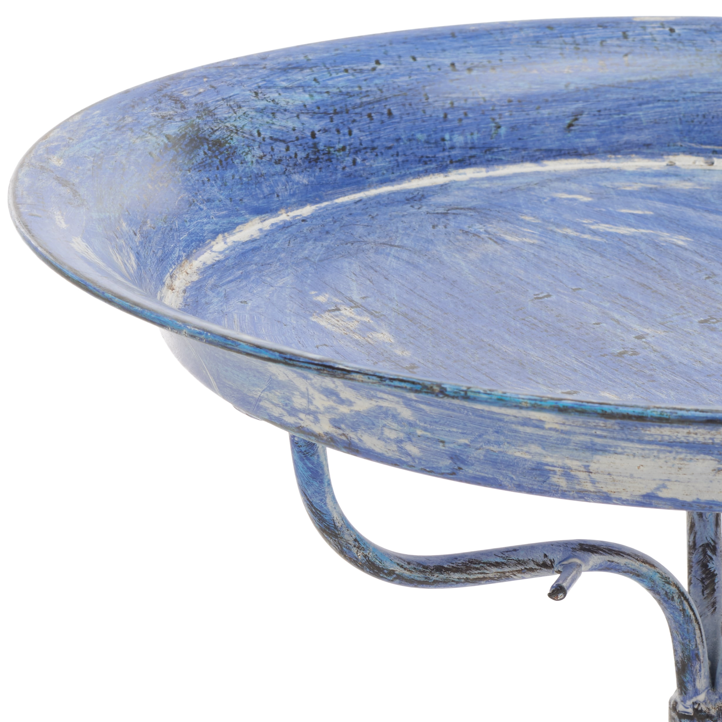 SAFAVIEH Nigel Outdoor Patio Bird Bath, Mossy Blue