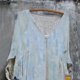 thumbnail image 5 of Vestido HUOGUO Vintage Floral Manga 3/4 para mujer, talla grande, 5 of 5