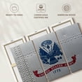 thumbnail image 6 of Elephant Stock United States Army Wall Art - Horizontal Multi Panel Canvas - Living Room Wall Decor - Military Multi Panel - Silver And Blue Decor - 38" x 24", 6 of 8