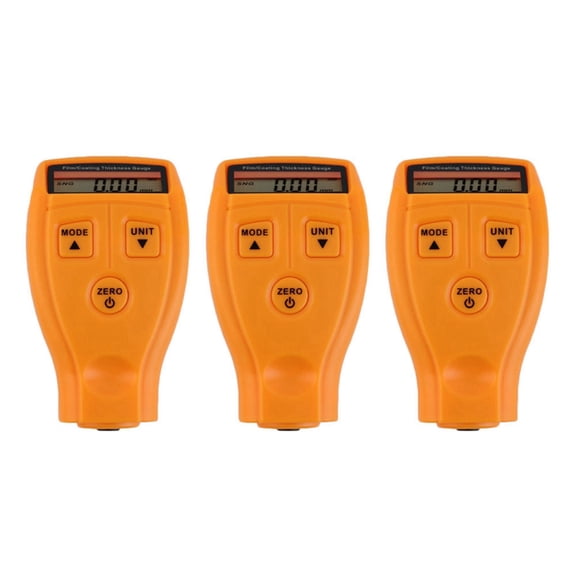 3X GM200 LCD Digital Car Paint Coating Thickness Probe Tester Gauge Meter Measuring Tool