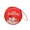 thumbnail image 4 of Monedero navideño, mini cartera de dibujos animados, monedero compacto y moderno para monedas, pequeño para joyas y baratijas, ideal para fiestas Ciervo muñeco de nieve anciano, 4 of 8