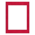 thumbnail image 3 of Cherry Red Suede Picture Frame Mat for 20x24 Frames - Fits 16x20 Photos - 1 Mat, 3 of 7
