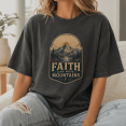 thumbnail image 4 of Lotusprint LLC Mountain Faith Christian Classic Unisex T-Shirt Comfort, Vintage Scenic Religious Tee, 4 of 5