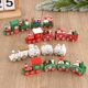 thumbnail image 3 of Tren de madera de Navidad, adornos navideños para el hogar, adorno para árbol de Navidad 2024, regalo para niños, Feliz Año Nuevo 2025, 3 of 6