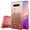 Hotpink, variant on GSA Liquid Glitter Candy Case for Samsung Galaxy S10 (6.1") - Gold