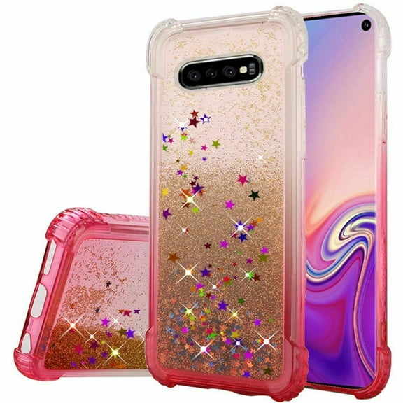 GSA Liquid Glitter Candy Case for Samsung S10 (6.1") - Hot Pink