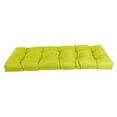 thumbnail image 3 of 51-inch by 19-inch Tufted Solid Outdoor Spun Polyester Loveseat Cushion Green-Color, 3 of 3