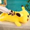 thumbnail image 2 of 40-70cm Pokemon Pikachu juguetes de peluche dibujos animados Anime gordo Pikachu muñeco de peluche suave relleno lindo muñeco elfo almohada regalo de cumpleaños para niños, 2 of 4