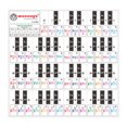 thumbnail image 1 of Riwcyla Removable Piano Keyboard Stickers for 37/ 49/ 61/ 88 Keys Keyboards Transparent with Musical Stave for Beginners Piano Learning Practice, 1 of 6