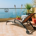 thumbnail image 4 of OULII Balcony Pot Shelf Metal Hanging Flower Pot Geometric Black 1Set, 4 of 8