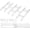 8, variant on 2.36” Drawer Dividers with Expandable Inserts, 12.8"-22.3" Adjustable Kitchen Drawer Organizer, Clear Plastic Organizer Separator for Flatware, Utensil, Cutlery, 6 Dividers with 10 Inserts