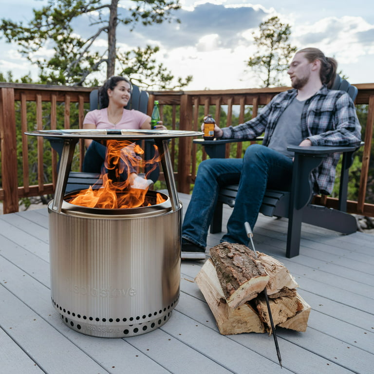 Solo Stove Bonfire Heat Deflector, With 3 Detachable Legs, Accessory for  Bonfire Fire Pit, Captures and redirects warmth, 304 Stainless Steel,  height: 7 in, diameter: 25 in, 7 lbs 