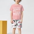 thumbnail image 5 of UAYOTSE Girl Clothes Set Summer Kid 1T 2T 3T Girl Clothes Shorts Set Floral Summer Outfits Cute Kid Clothes,Sizes 2-3 Years, 5 of 6