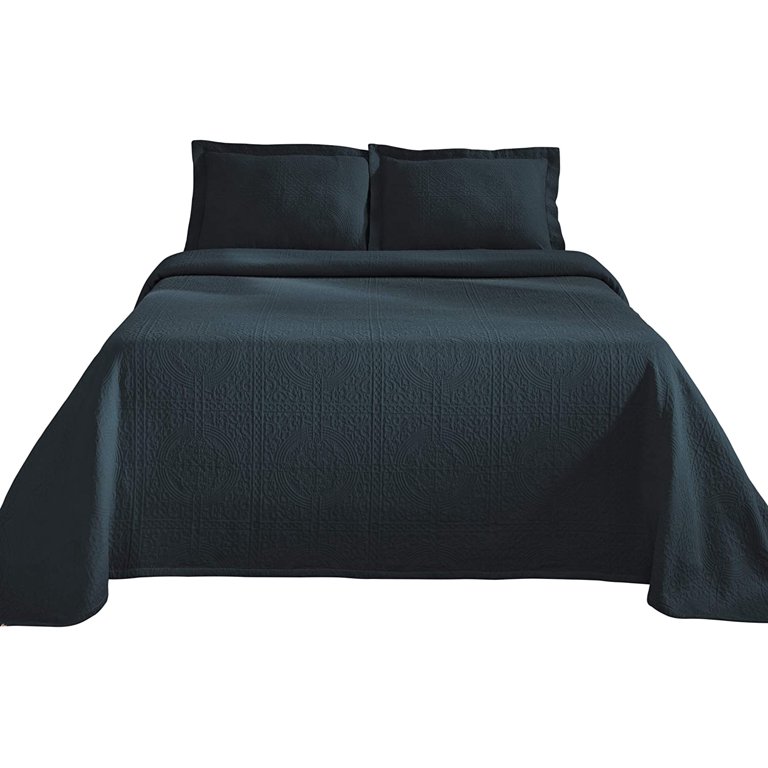 Superior Jacquard Matelasse Fleur-de-lis Bedspread Set - On Sale