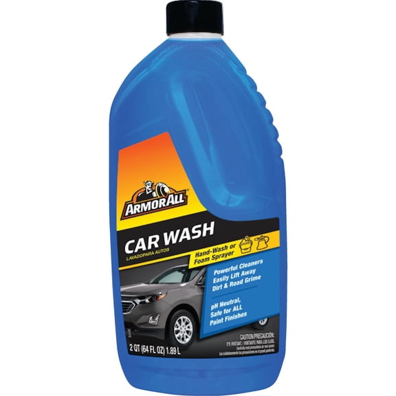 Armor All Car Wash Liquid Concentrate - Powerful Cleaner - 64 Ounce