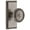 Antique Pewter, variant on Grandeur Soleil Door Knob with Carre Plate