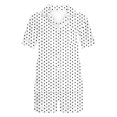 thumbnail image 3 of Betivan Womens Pajamas Set Floral Plaid Print, Notch Collar Soft Pajamas for Women Shorts Set, Summer Button Down 2 piece Women Pjs, 3 of 7