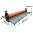 thumbnail image 2 of 39Inch Foldable Cold Laminating Machine Manual Cold Roll Laminator All Metal, 2 of 11