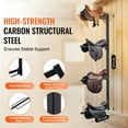 thumbnail image 2 of KFFKFF Mounted Saddle Holder, Dimensions 24 x 7 x 52 inches, Quadruple Level Horse Saddle Storage Stand, Robust Equestrian Western and English Saddle Display, 2 of 9