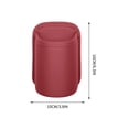 thumbnail image 3 of Car Door Side Storage Box Non Slip, ZZkhGO Leather Multifunctional Car Seat Back Organizer, Universal Fit Water Cup Beverage Holder for All Vehicle Models, Red, 3 of 7