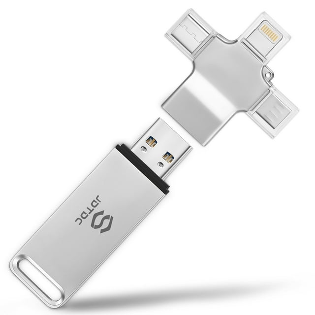 128GB Auto Photo-Backup-Stick for All Device Photo-Stick-USB-Flash-Drive Secure Photo Video Backup Device iPhone-Backup-Flash-Drive 4-IN-1-Photo-Saver-Stick Photo-Backup-Storage