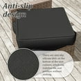 thumbnail image 3 of Kimunuk 9Pcs Outdoor Slipcovers for Cushions, Waterproof Patio Cushion Replacement Covers with Zipper for 4-Seat Patio Furniture Set, Black, 3 of 6