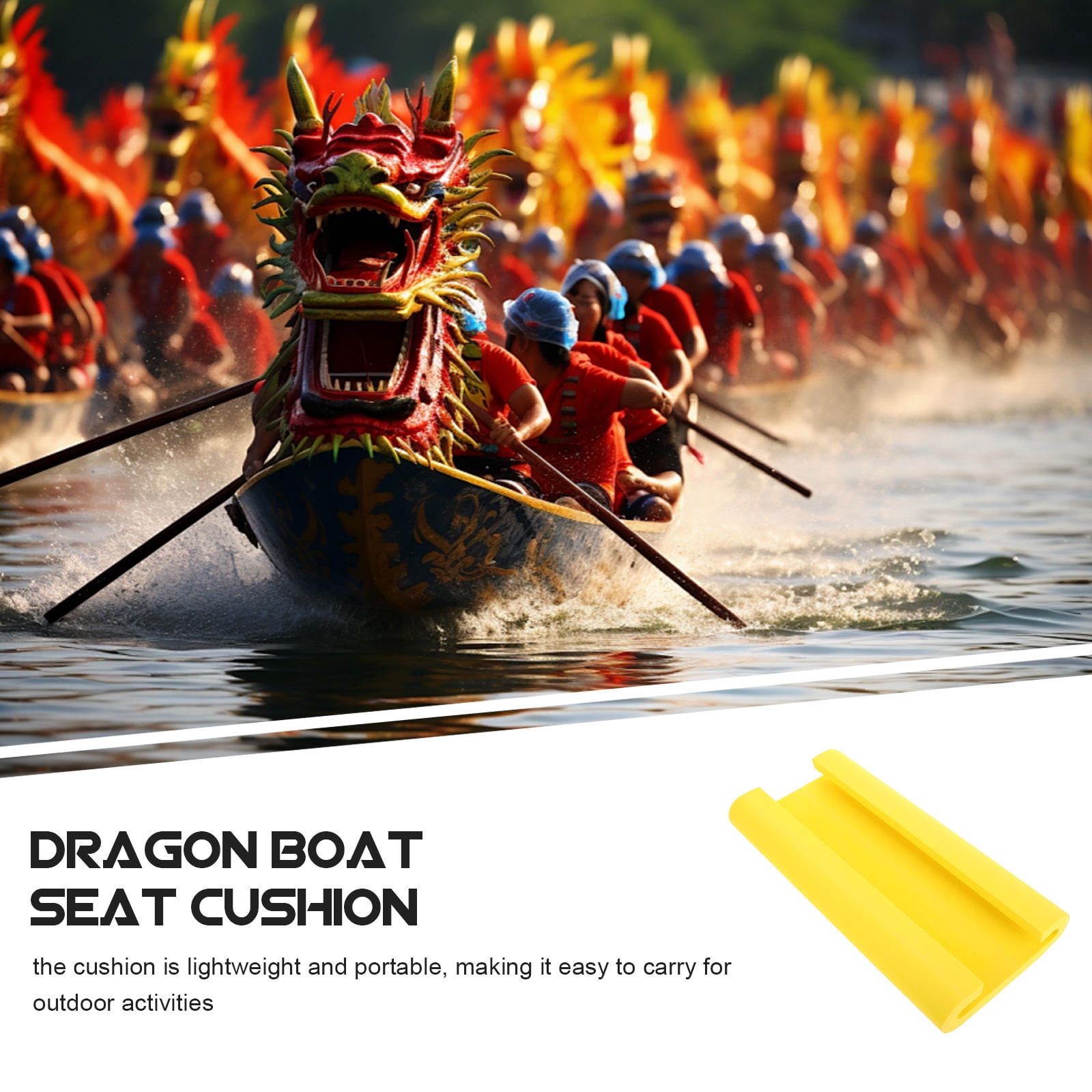 Raindrops 2pcs Boat Seat Cushion Kayak Cushion Reusable Boat Seat Cushion Paddle Boat Seat for Outdoor EVA Solid Color Dragon Boat Seat Pad Kayak Seat Mat