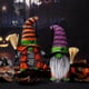 thumbnail image 3 of Gray Gnomo de Halloween, escoba, araña, gnomos de peluche rellenos, decoración de adorno para fiesta de Halloween, suministros de decoración para mesa de comedor de granja, 3 of 5